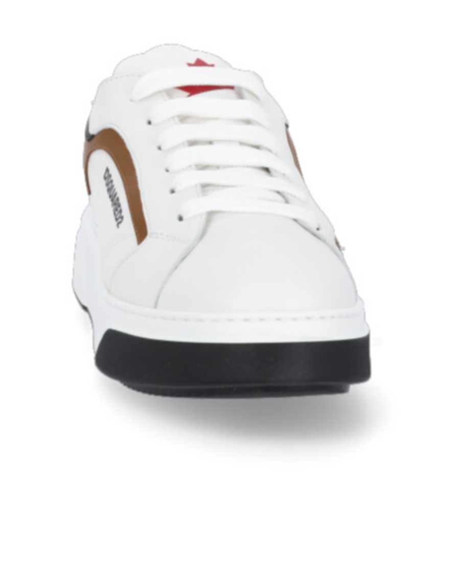 Dsquared2 Logo-print Lace-up Sneakers In White