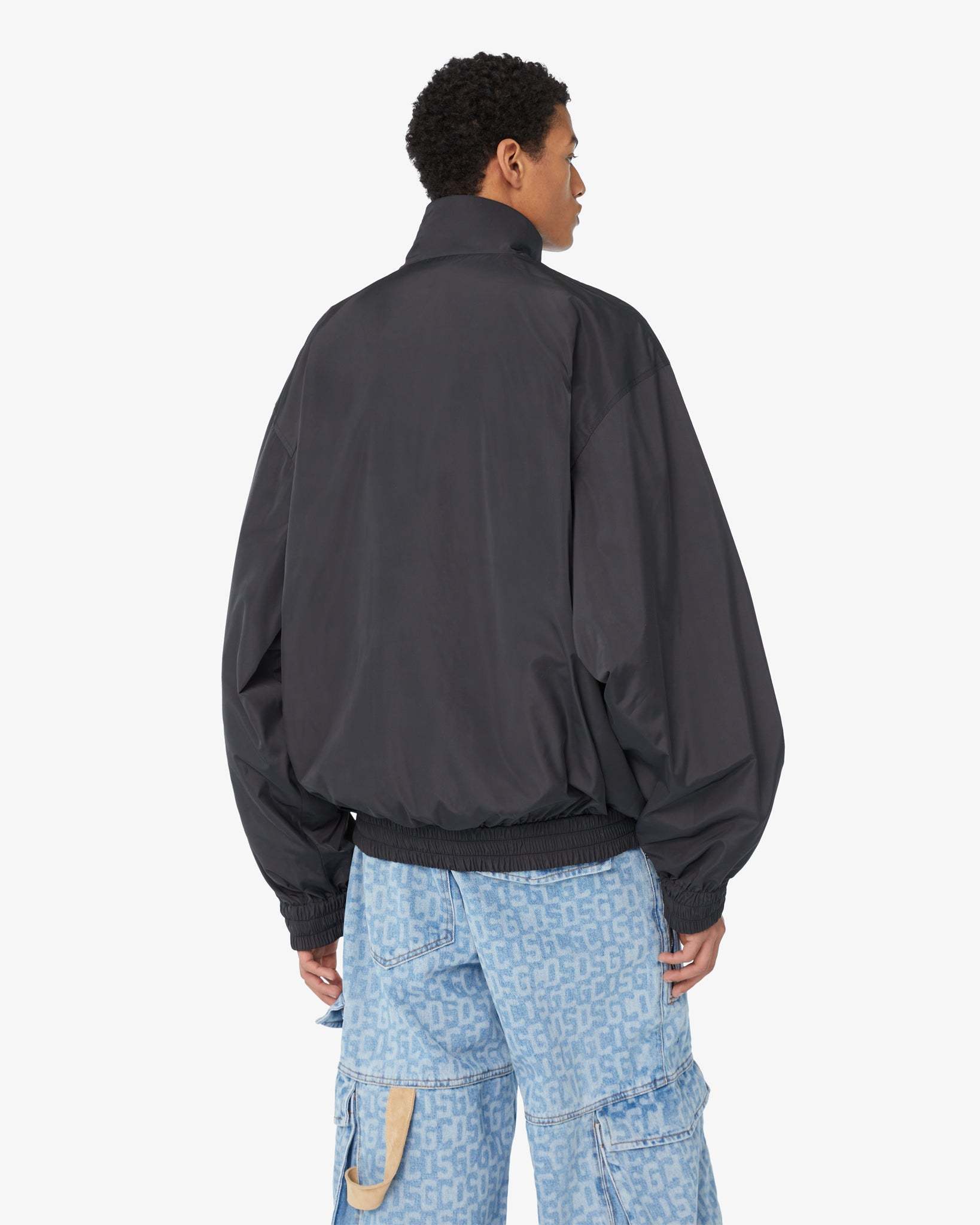 Gcds Reversible Lightweight Windproof Jacket In Black