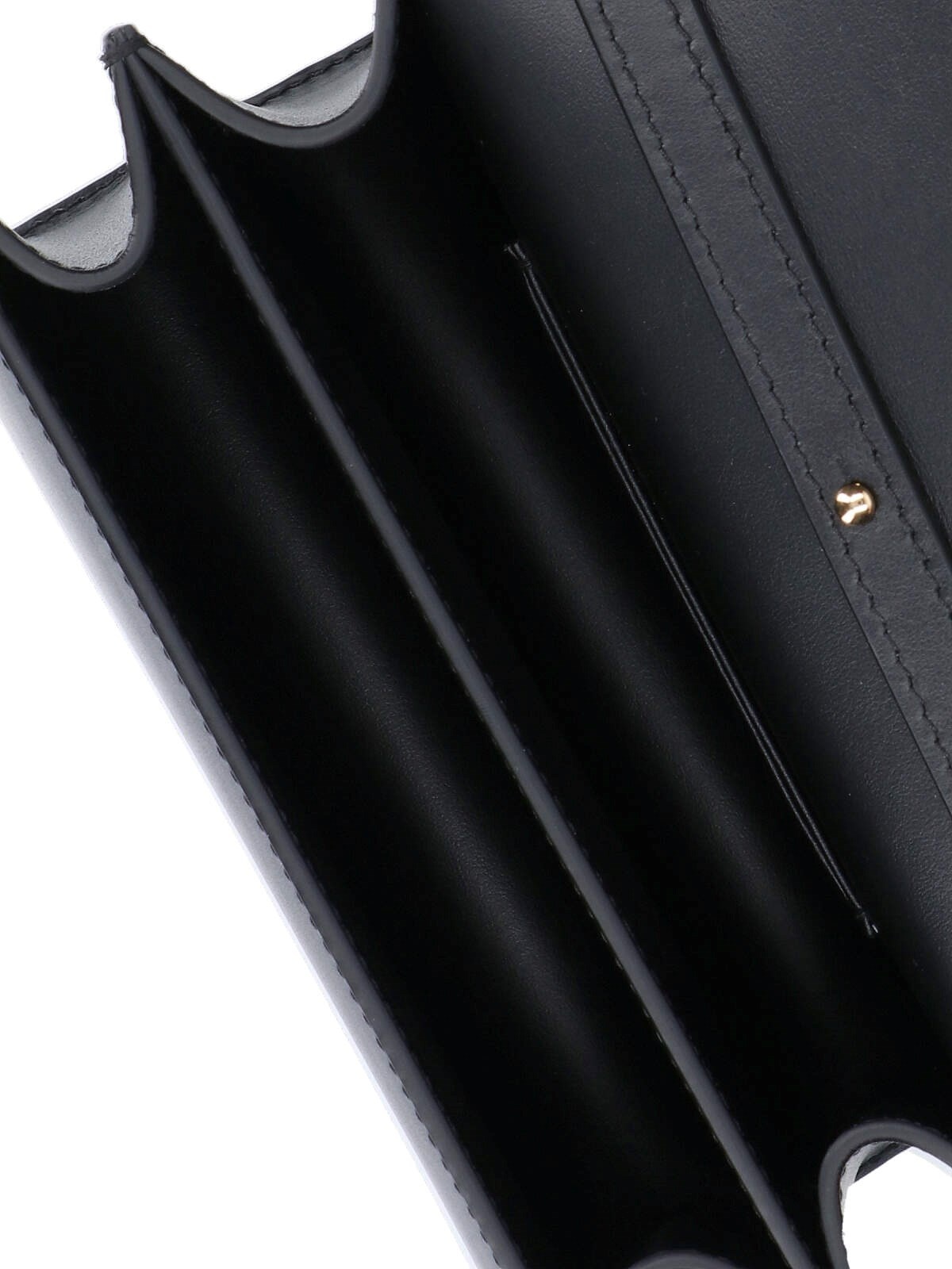 Dolce & Gabbana Logo-plaque Leather Crossbody Bag In Black