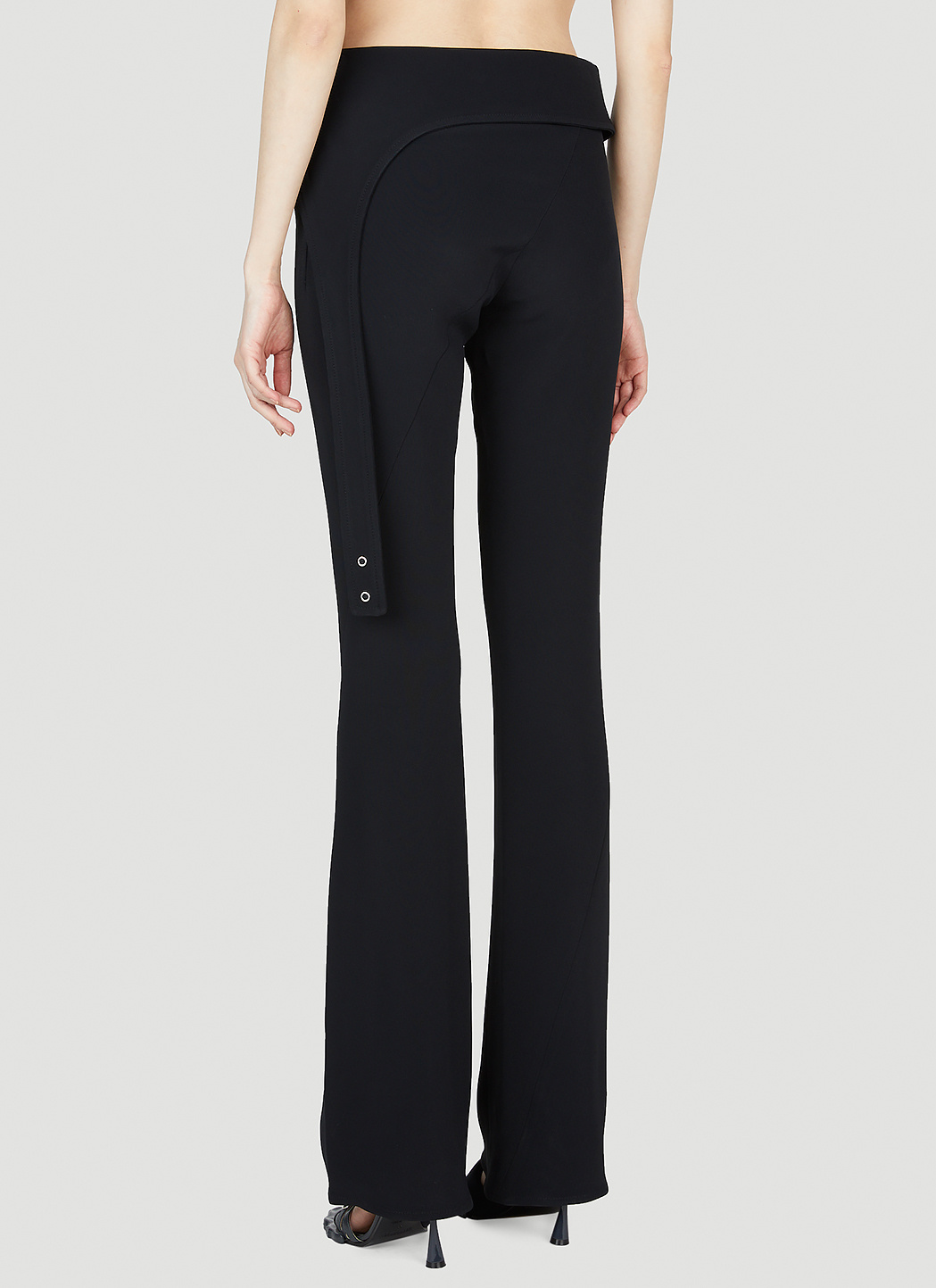 Shop Courrèges Diving Trousers In Black