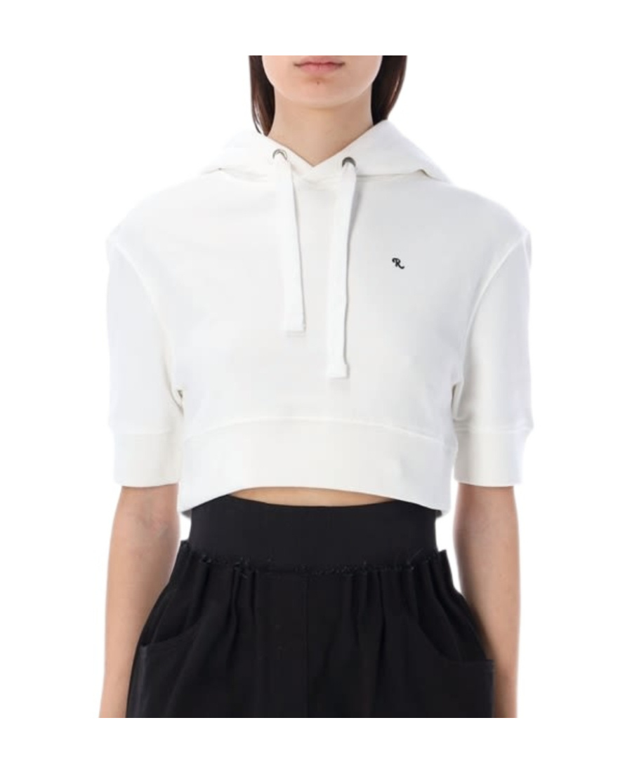 RAF SIMONS SHORT-SLEEVE CROPPED HOODIE