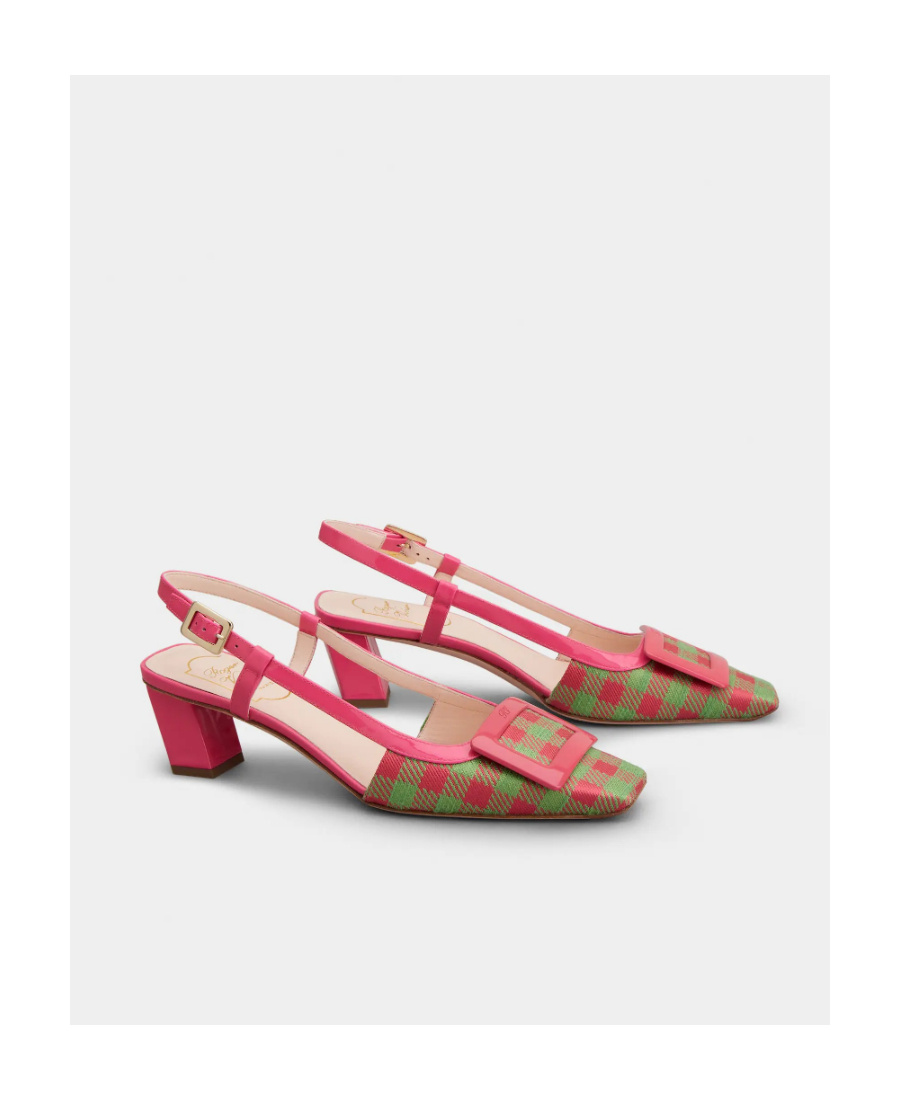 Roger Vivier Belle Vivier High Heels With Metal Buckle Back Loop In Red
