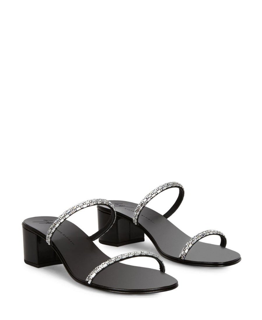 Giuseppe Zanotti Logo Sandals In Black