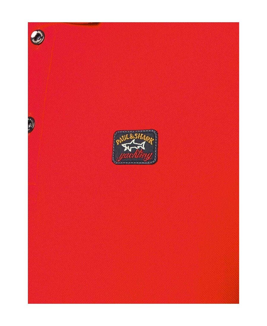 Shop Paul & Shark Classic Polo Shirt In Red