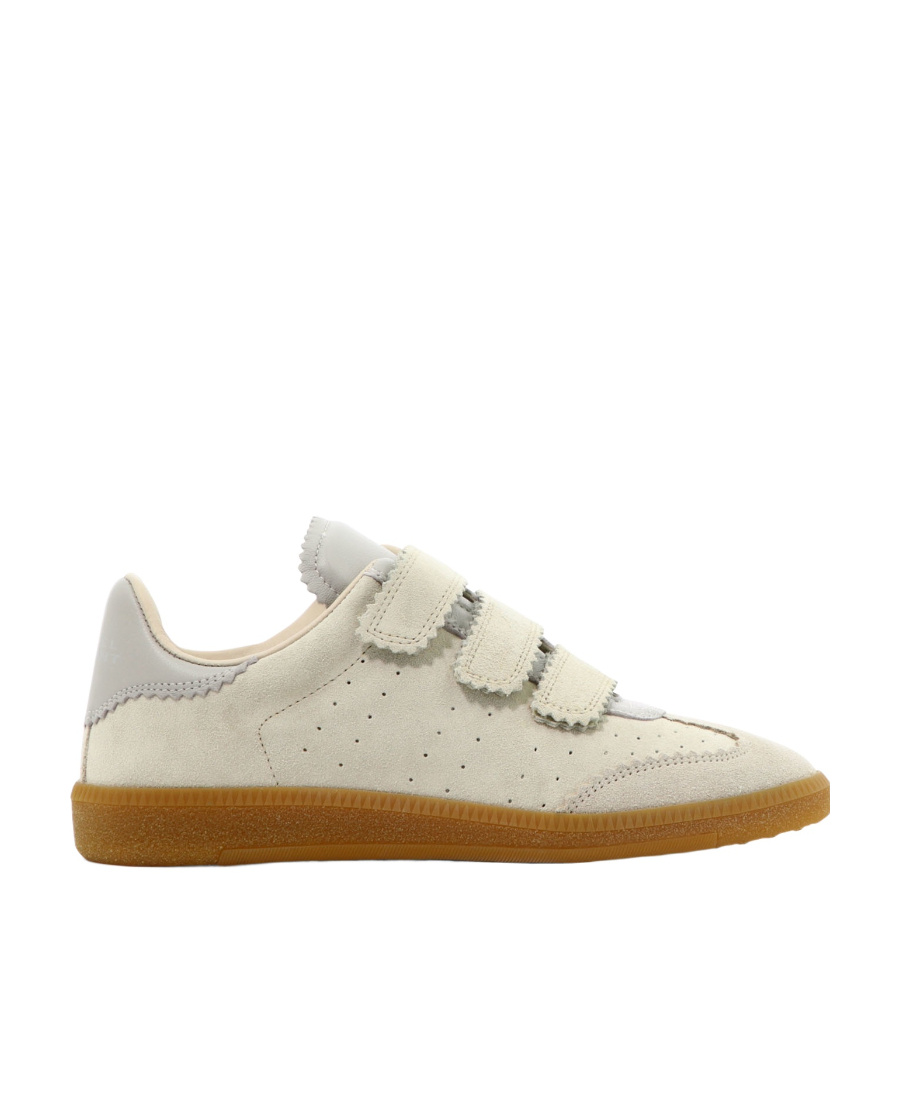 Isabel Marant Beth Mixed Leather Triple-grip Sneakers In Multi