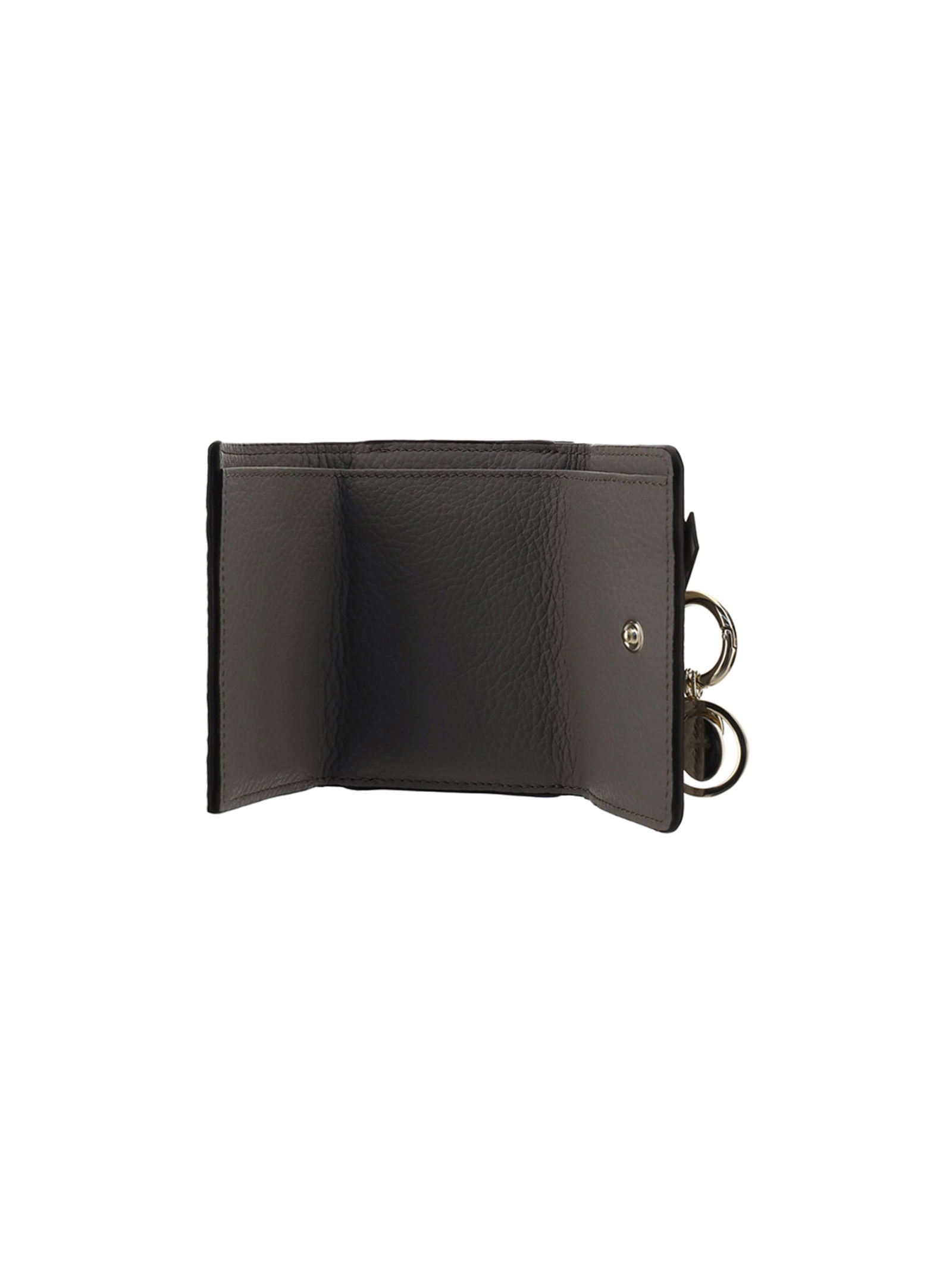 Chloé Alphabet Tri-fold Wallet In Black