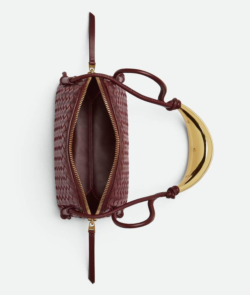 Bottega Veneta Concert Pouch Handle In Burgundy
