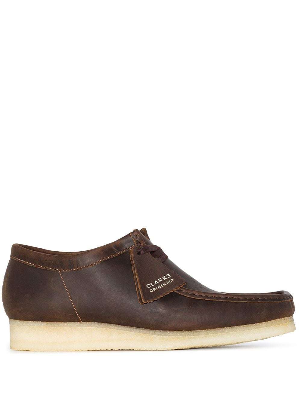 Clarks Leather Lace-up Shoes In Brown