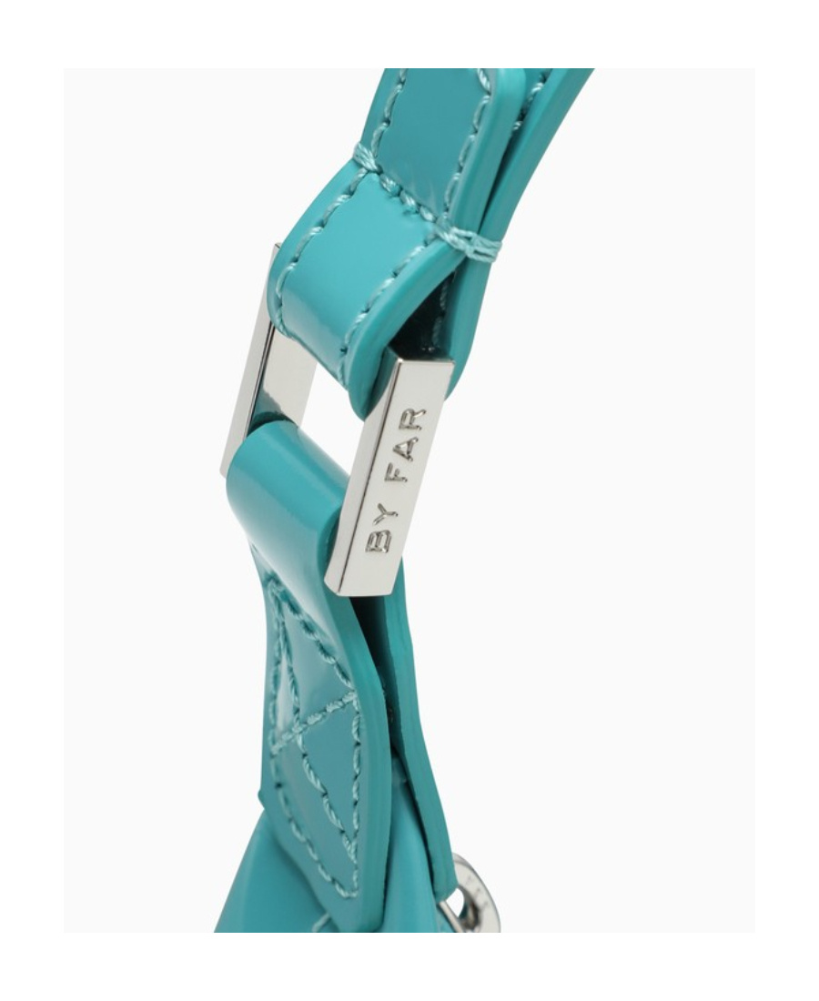By Far Logo Handbag In Blue