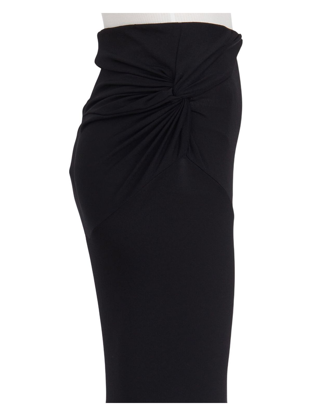 Rick Owens Lilies Jersey Maxi Skirt In Black