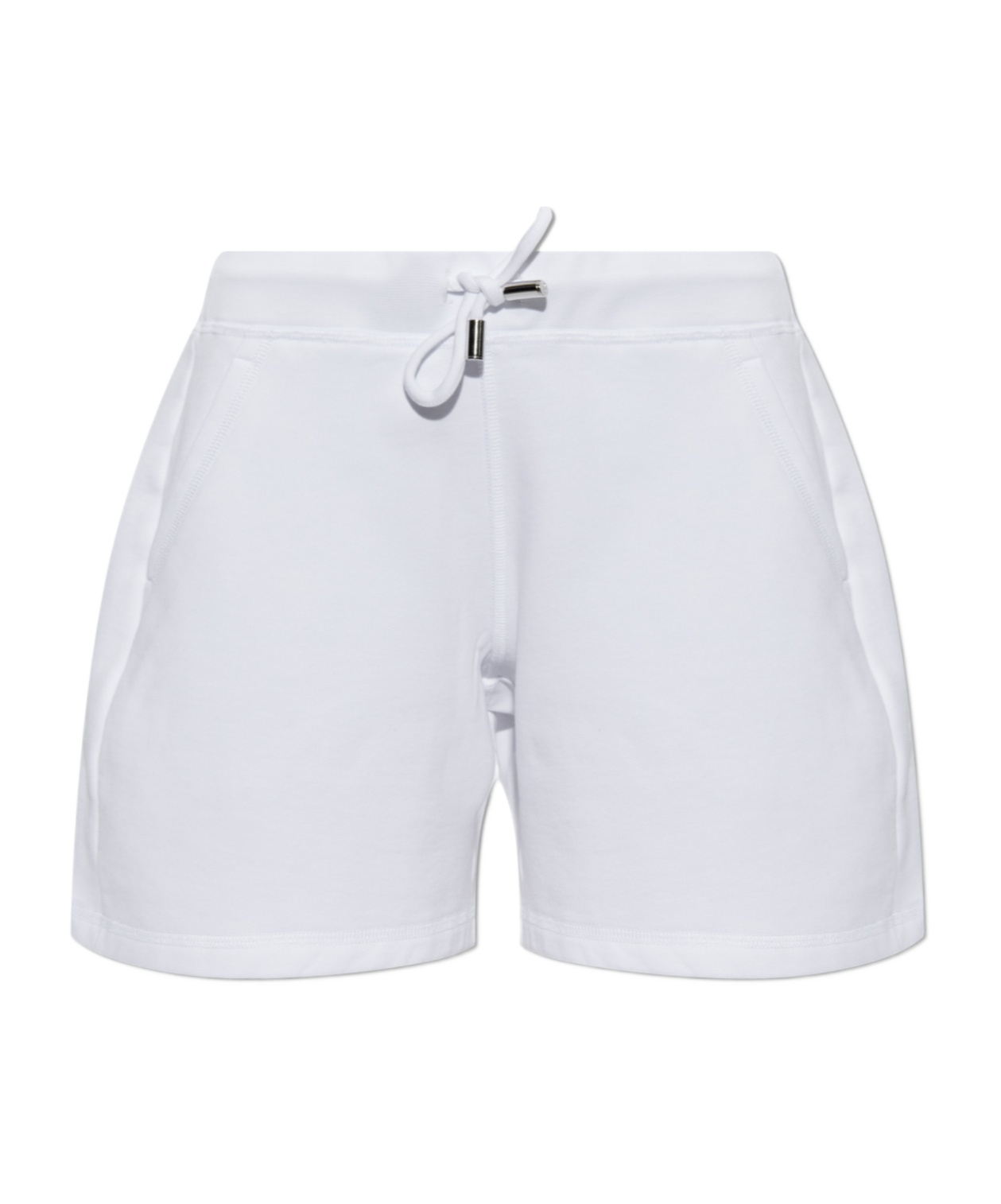 Dsquared2 Printed Track Shorts In White