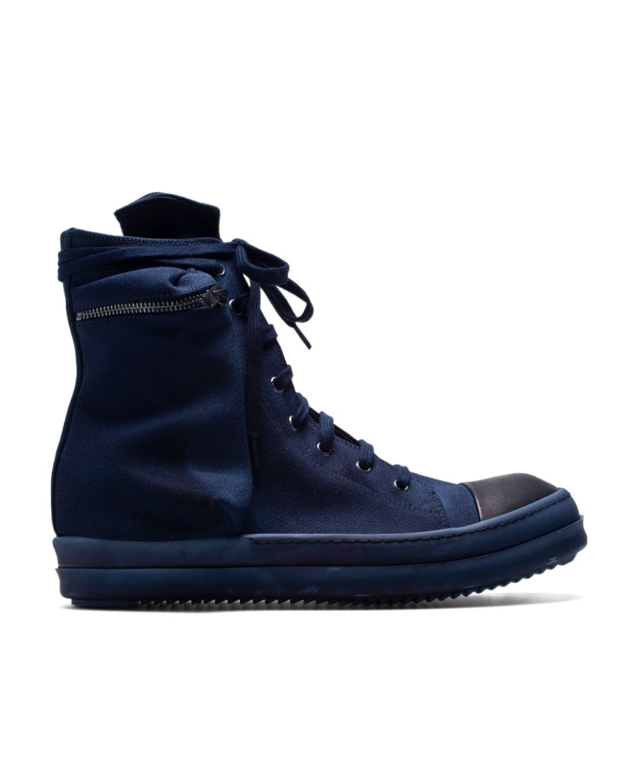 Rick Owens Drkshdw Edfu Cargo High-top Sneakers In Black