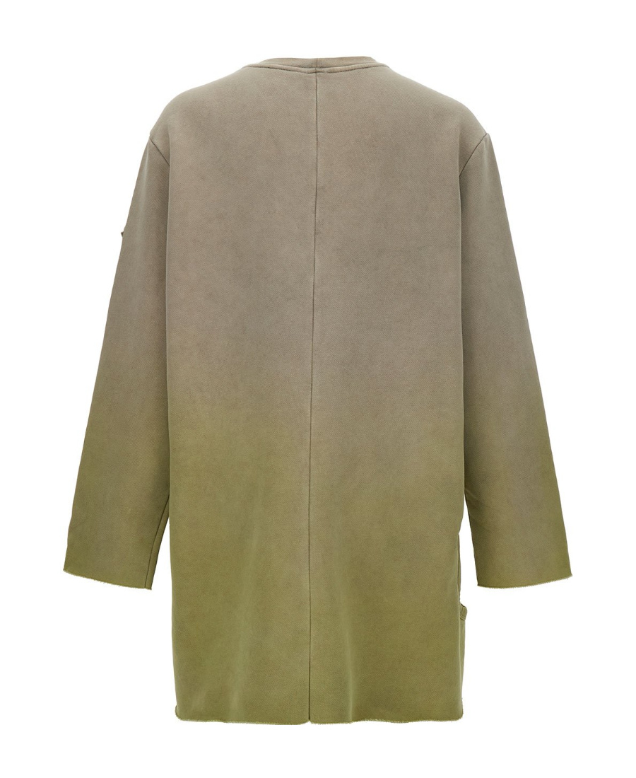 Moncler X Rick Owens Subhuman Gradient-effect Sweatshirt In Nude
