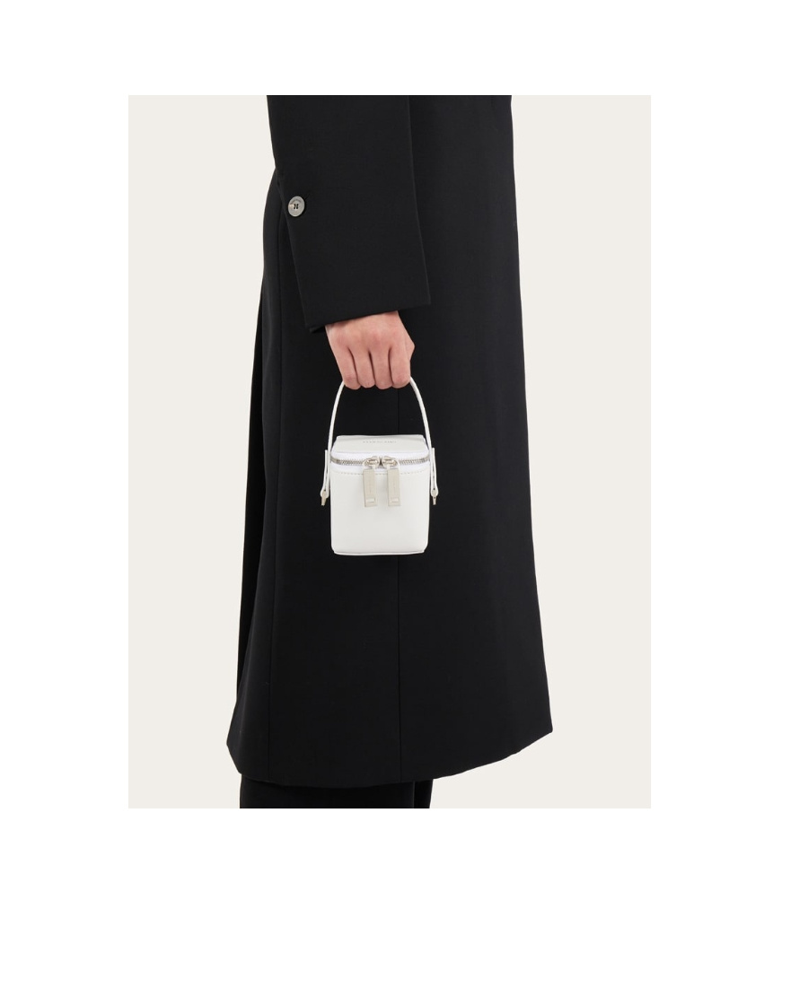 Ferragamo Woman Handbag White Size - Calfskin In White