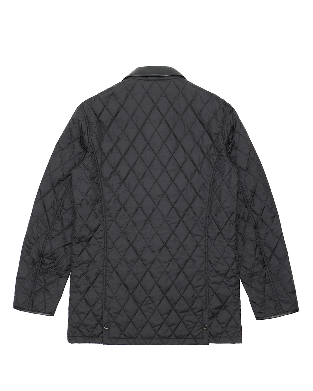 Ferragamo Quilted Casual Jacket In Black