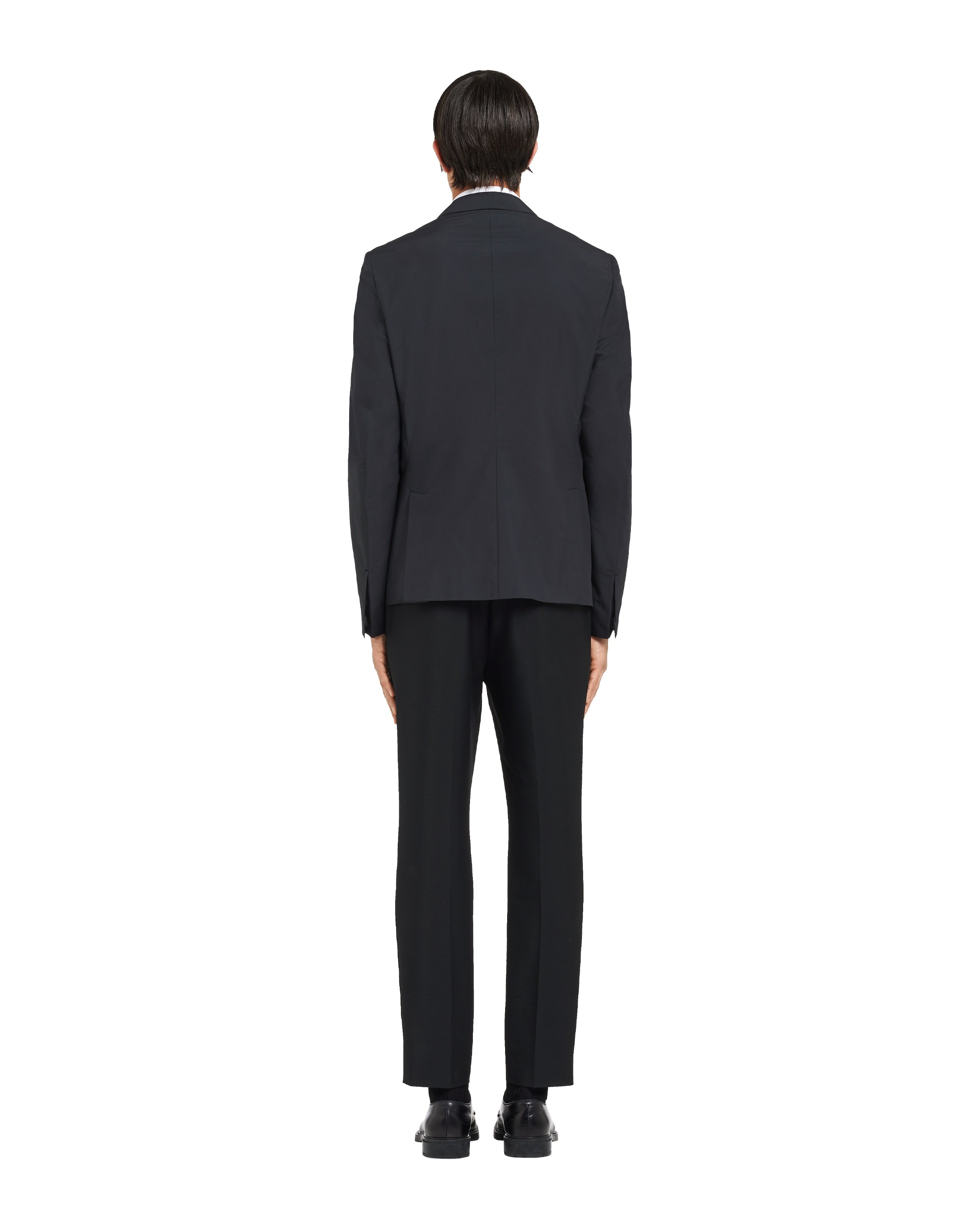 Prada Single-breasted Suit Jacket In Black