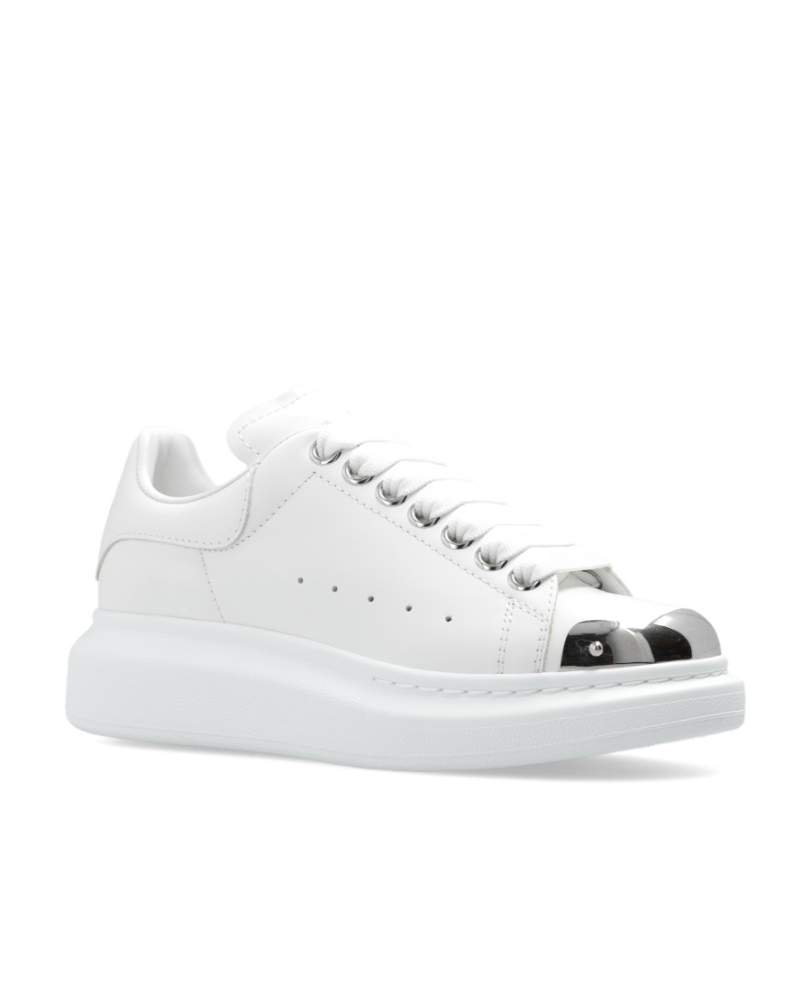 Alexander Mcqueen Oversized Lace-up Sneakers In White