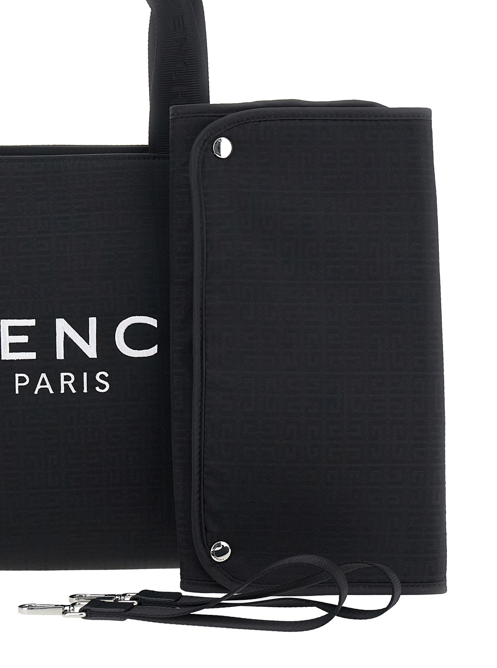 Givenchy Patterned Shoulder Bag In Black