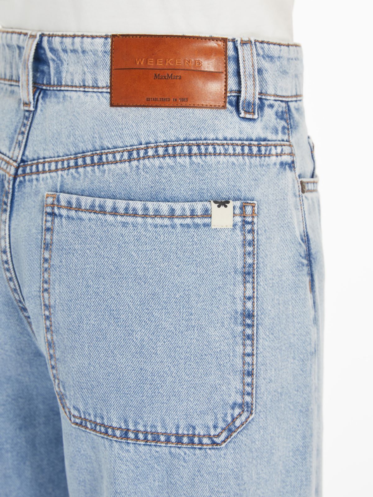 WEEKEND MAX MARA WIDE-LEG DENIM JEANS 