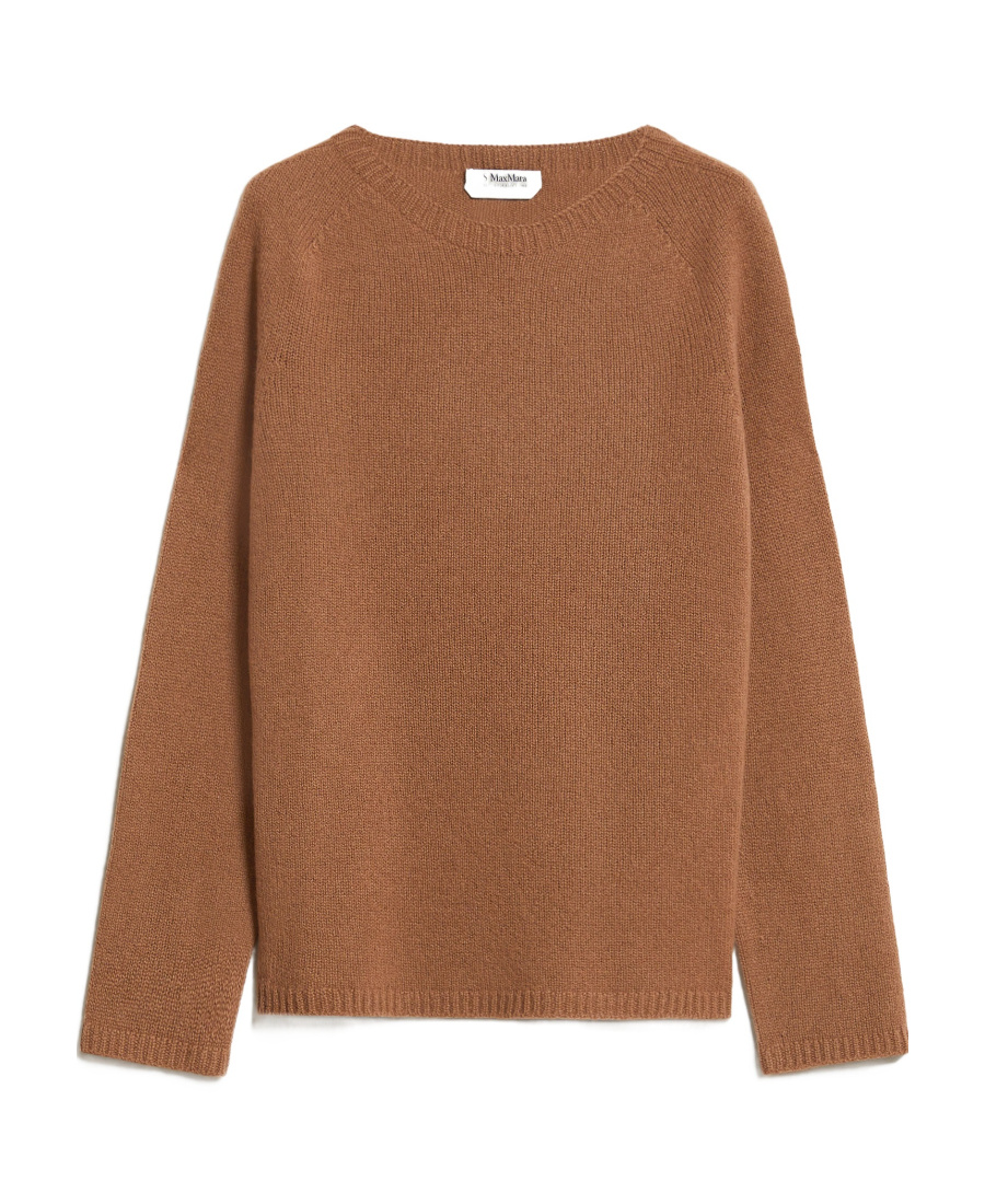 MAX MARA WOOL CASHMERE ROUND NECK SWEATER