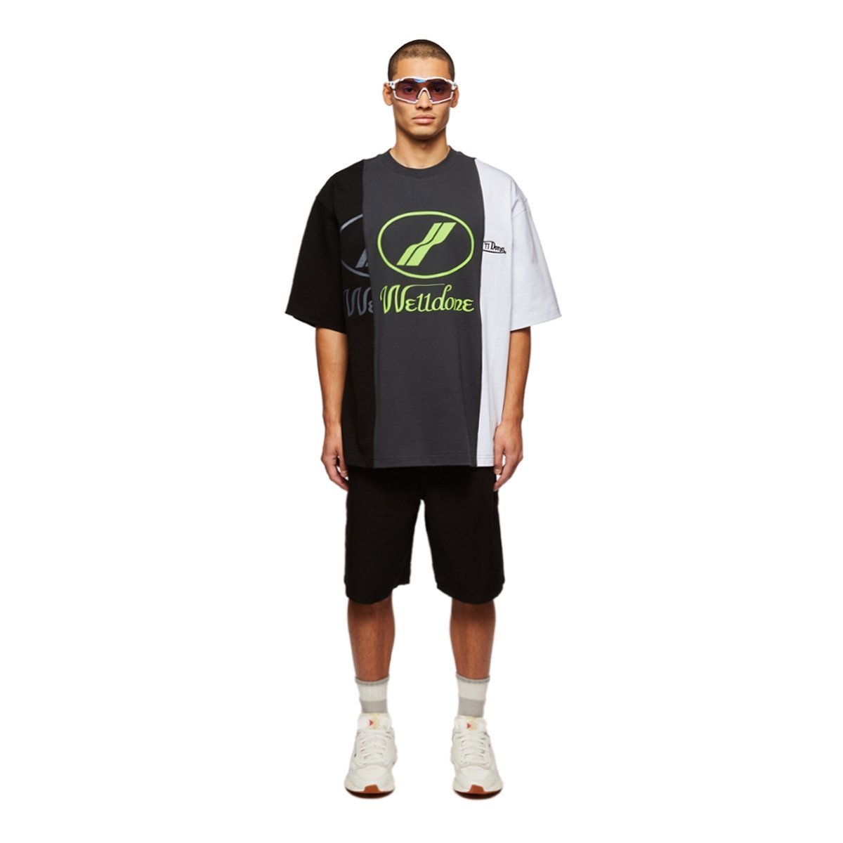 We11 Done Logo-print Cotton T-shirt In Black