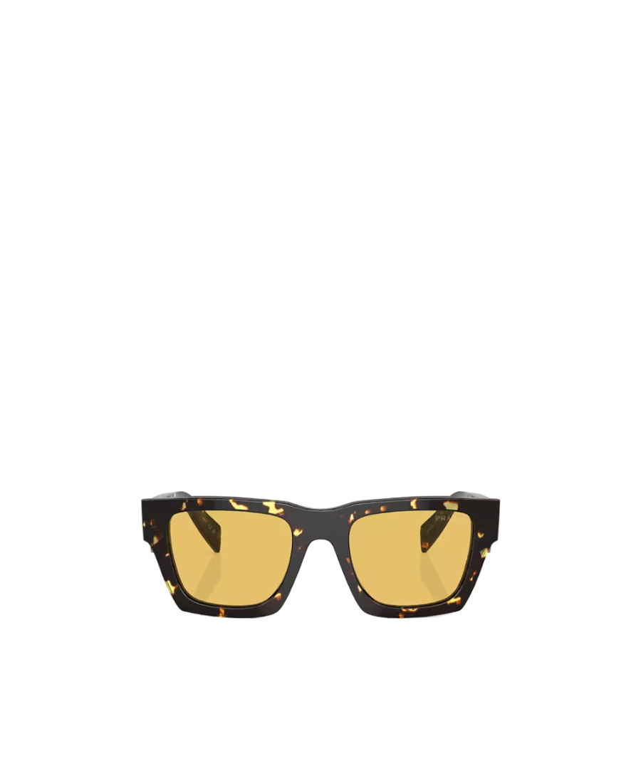 Prada Tortoiseshell-effect Square Sunglasses In Yellow  display picture 1