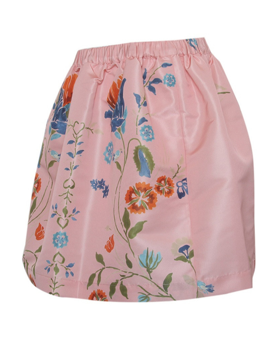 Red Valentino Pattern Skirt In Pink