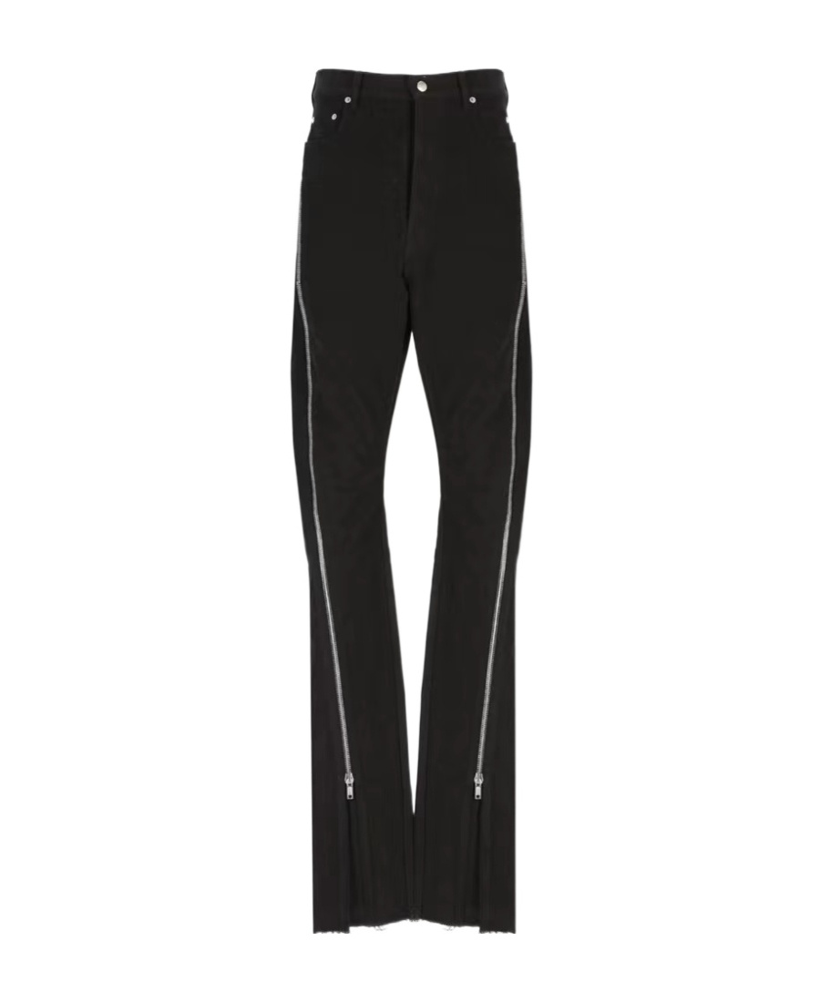 Rick Owens Men's Bolan Banana Denim Pant In Black