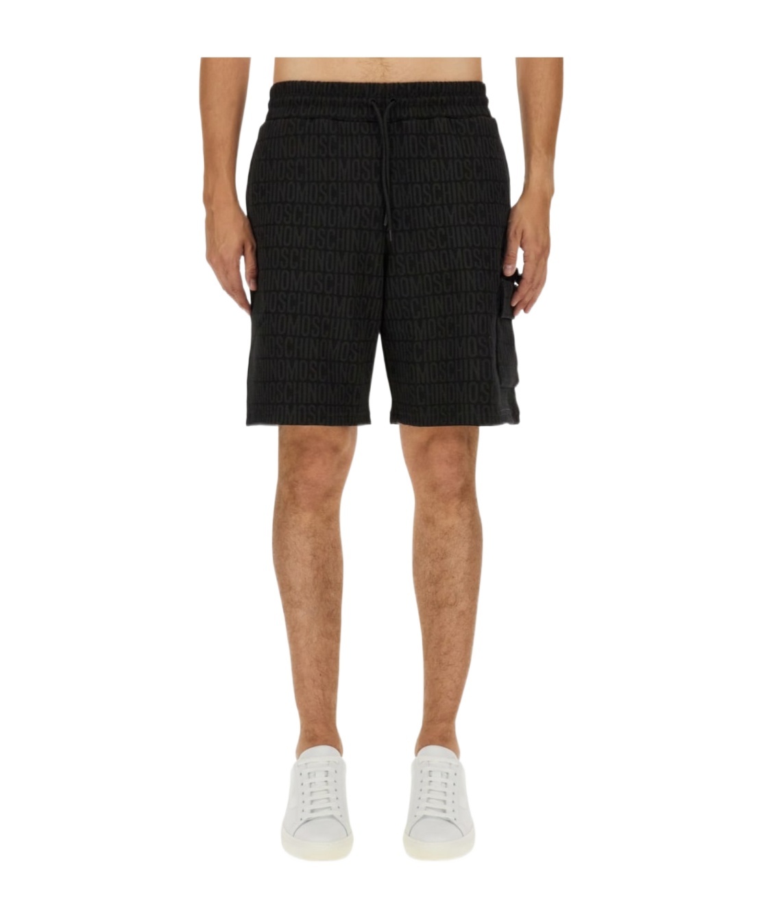 Moschino Sweatshirt Bermuda In Black