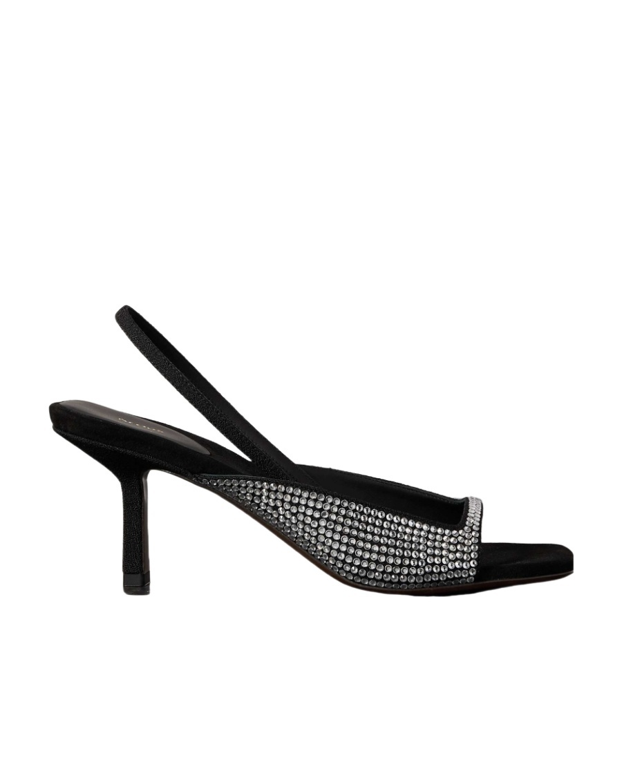 Neous Kamui Jewel 65mm Sandals In Black