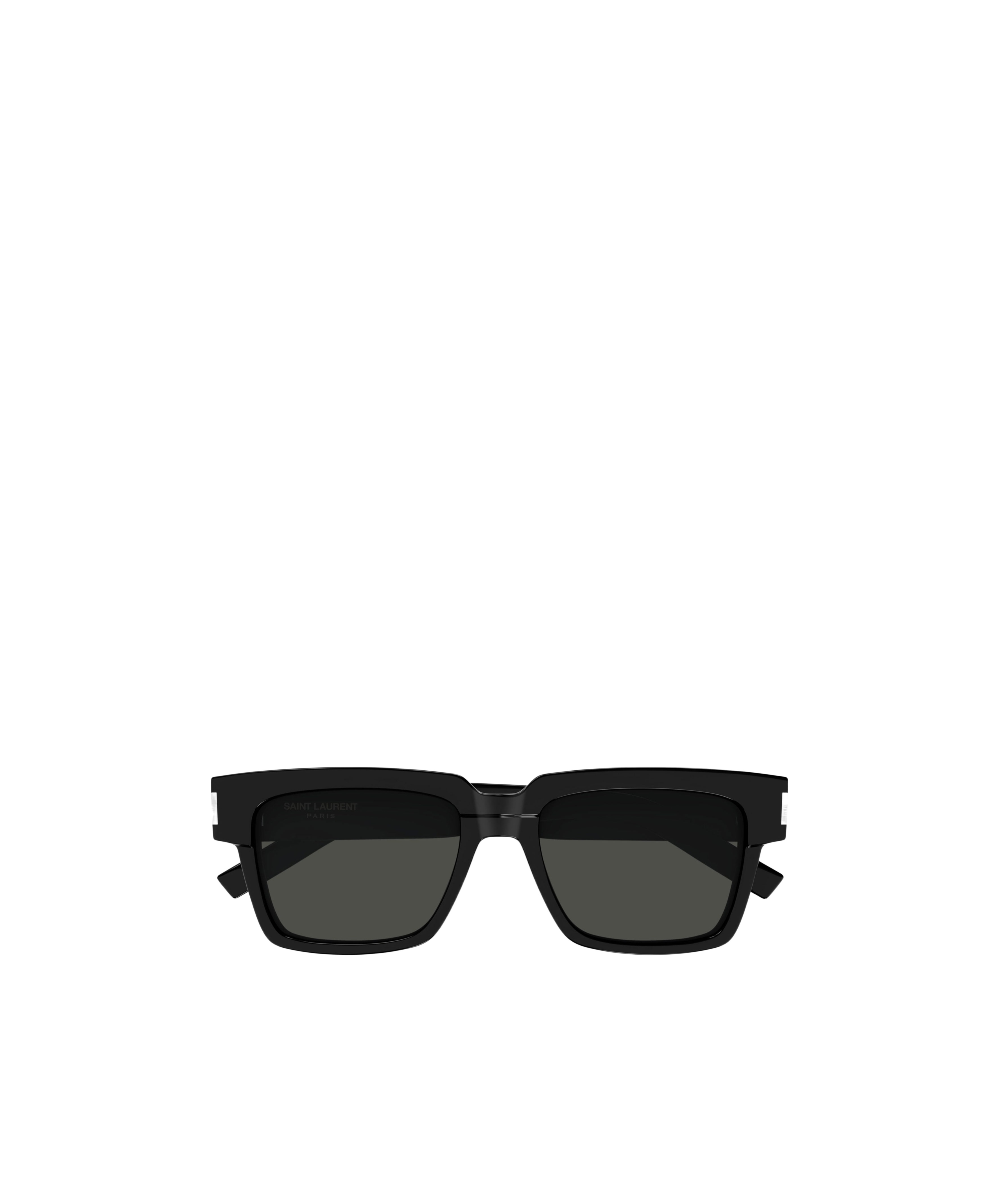 Saint Laurent Logo Sunglasses In Black