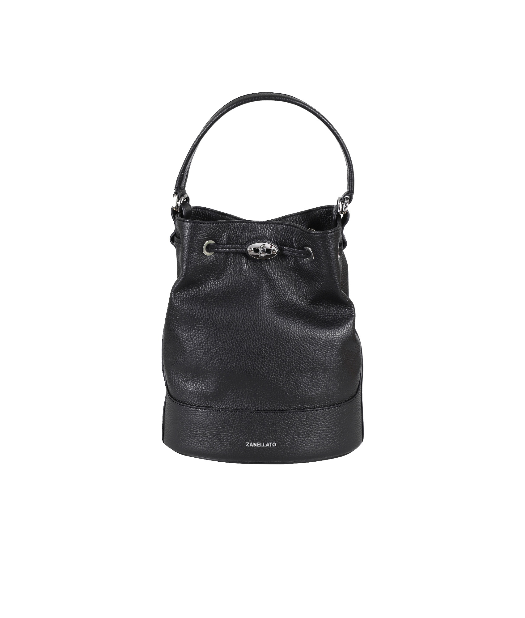 Zanellato Single Handle Shoulder Bag In Black