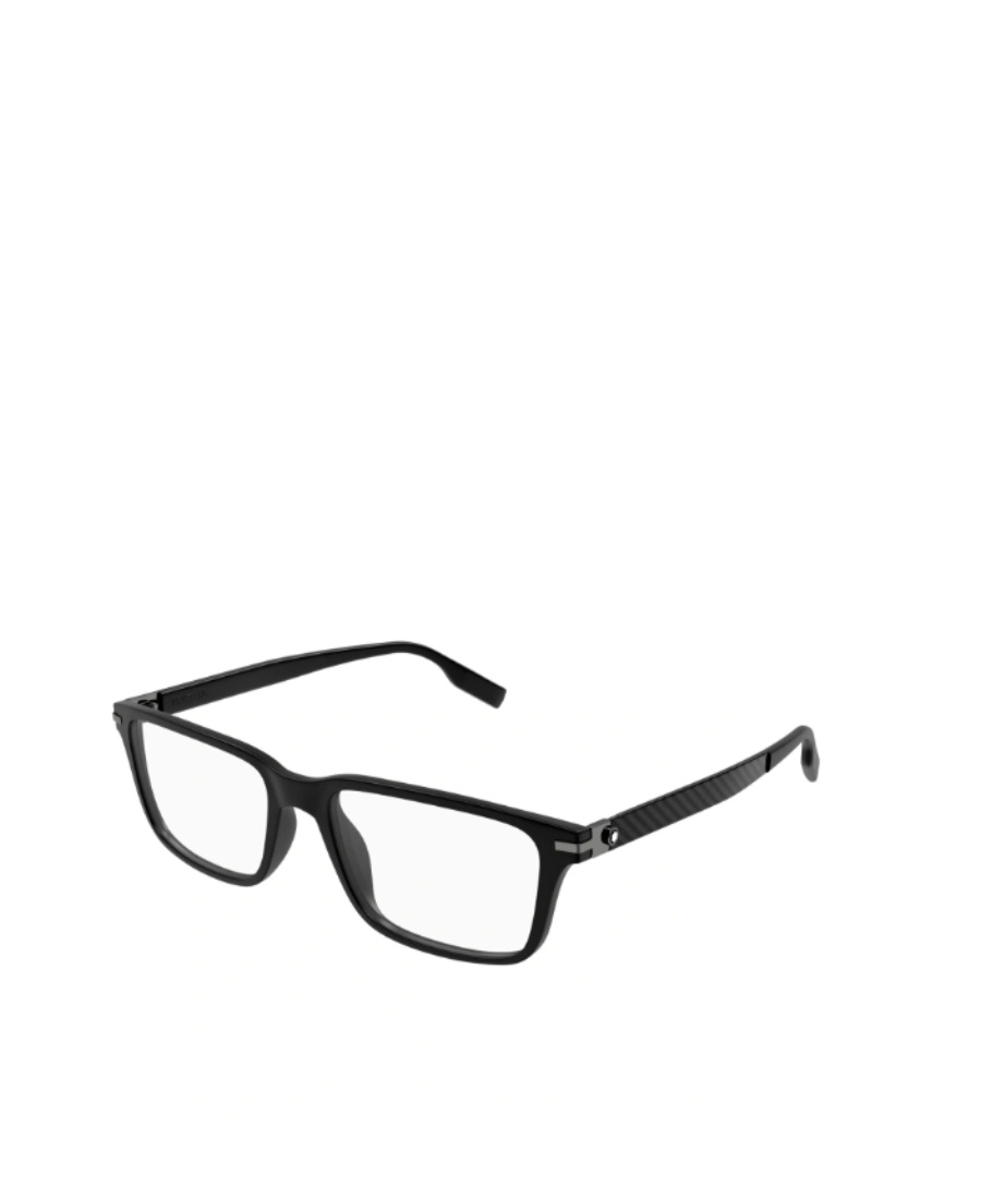 Montblanc Rectangular-frame Design Glasses In Black