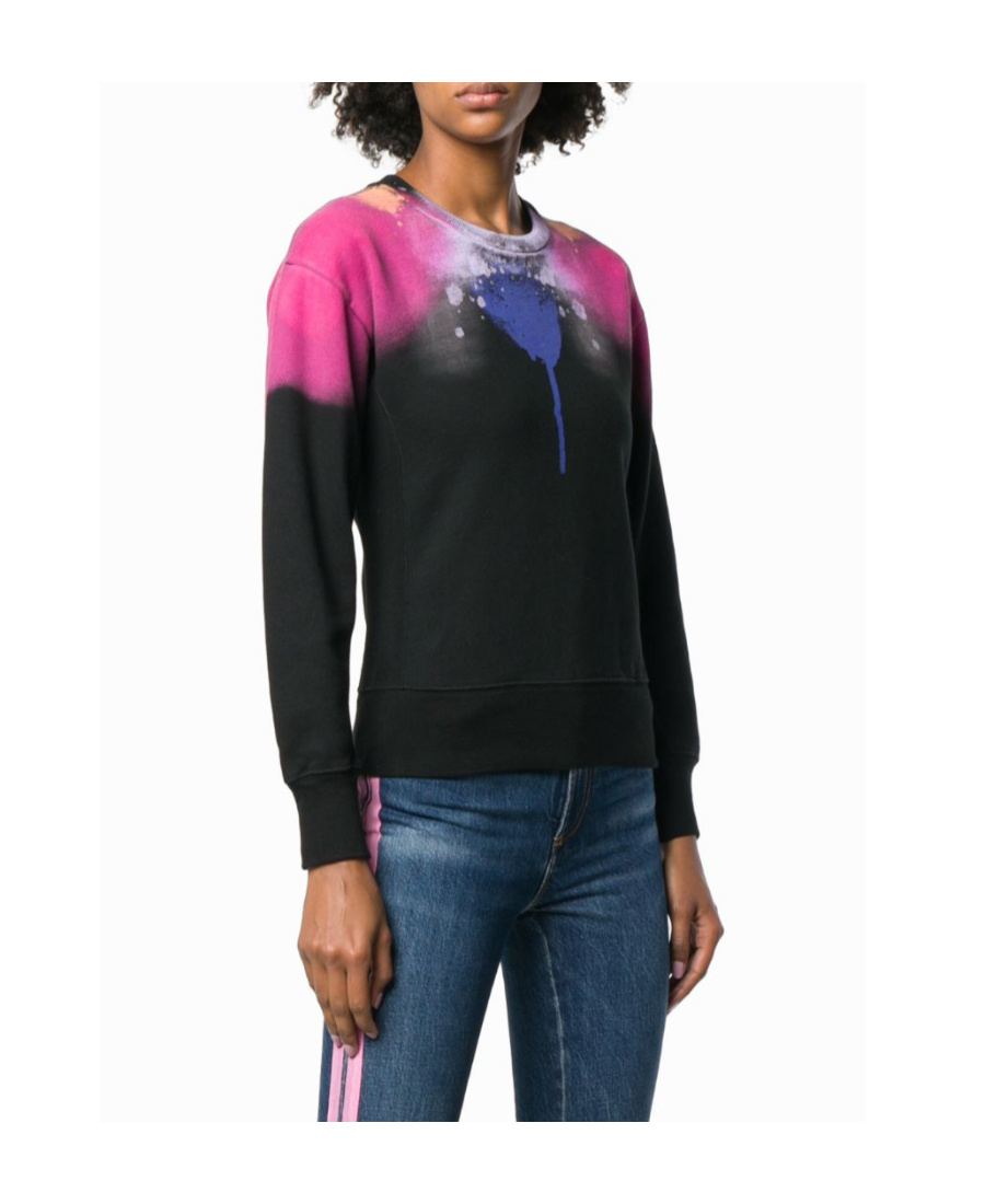 Marcelo Burlon County Of Milan Printed Sweater In Black