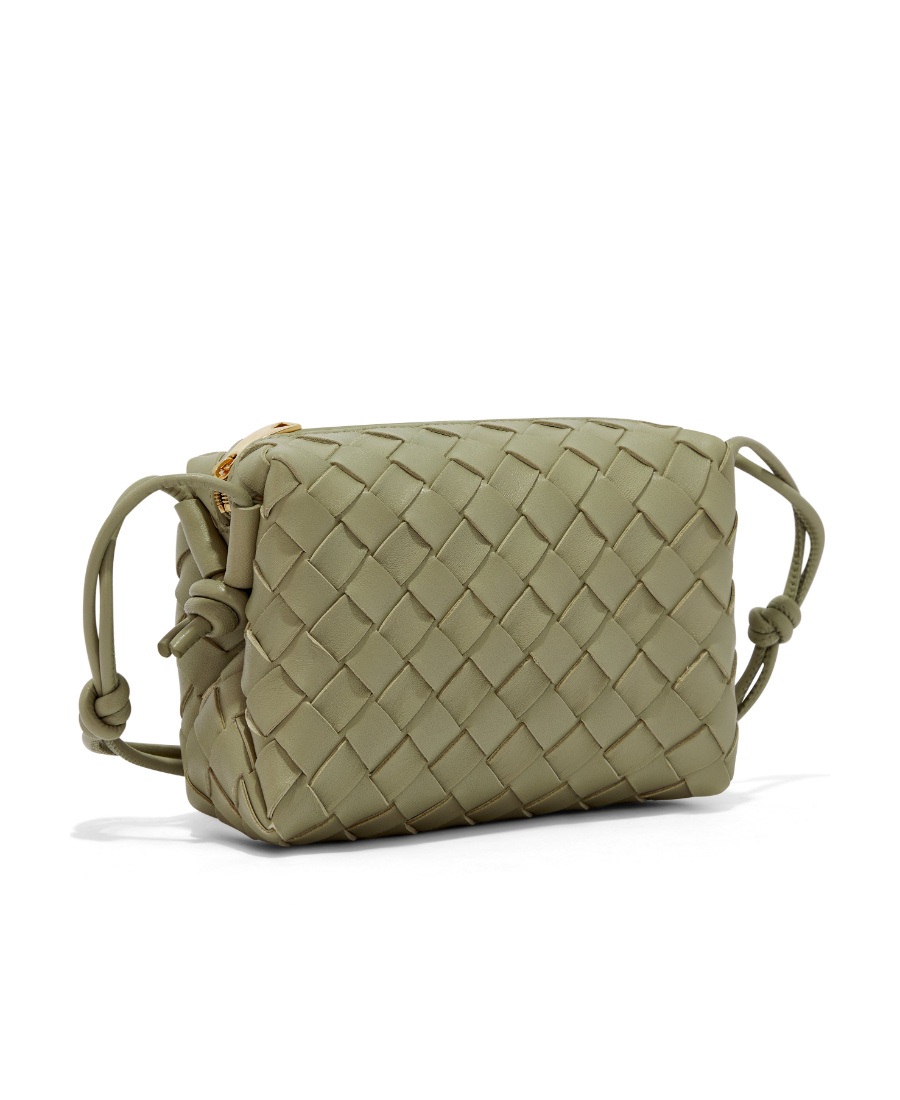 Bottega Veneta Mini Loop Camera Bag In Green