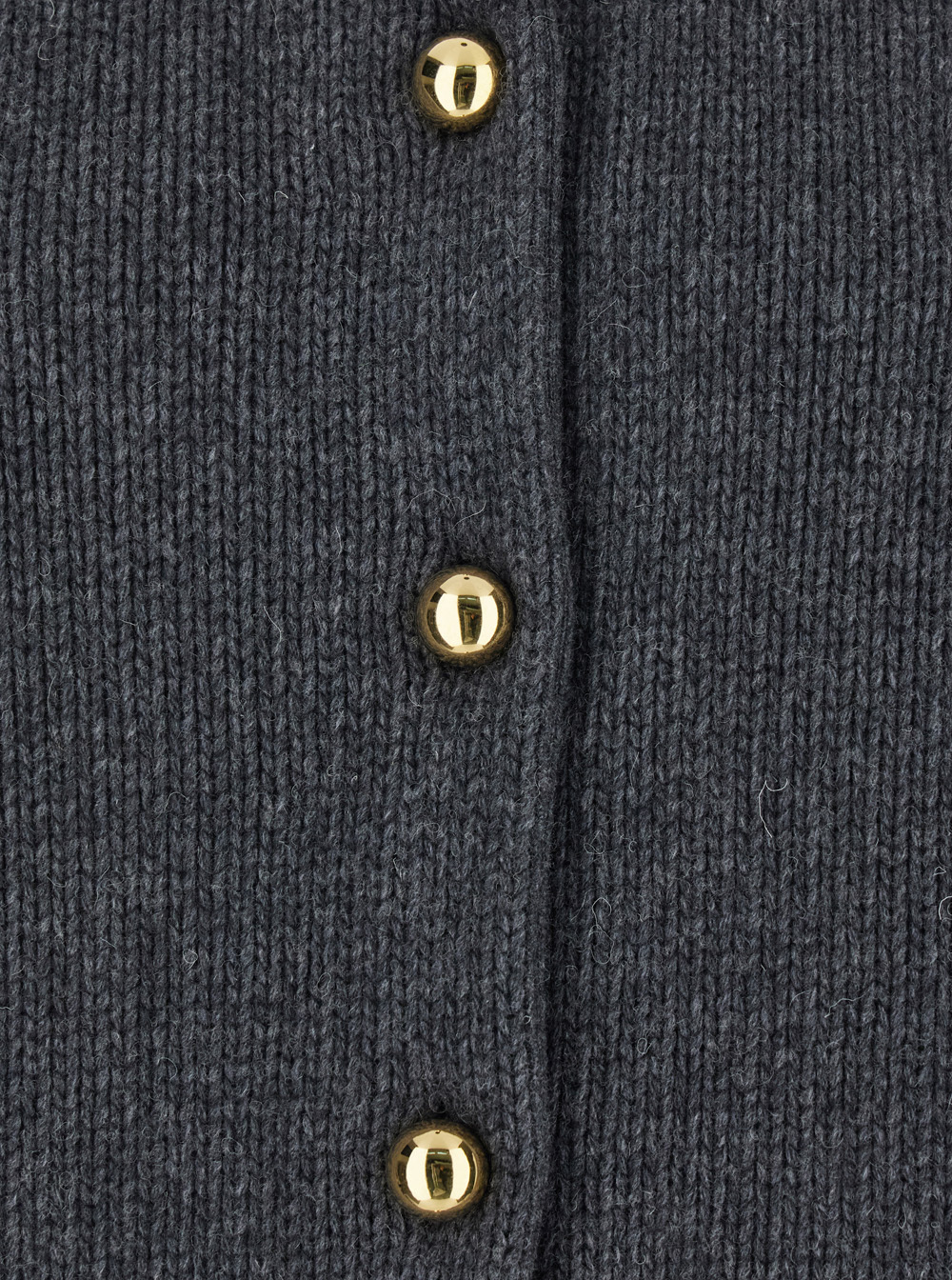 Mauro Grifoni Long-sleeved Cardigan Sweater In Gray