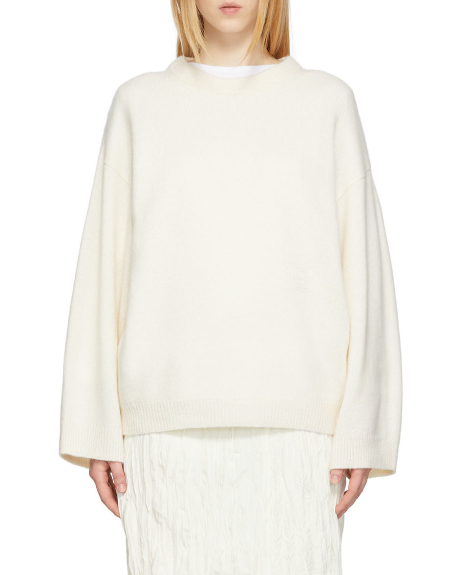 TOTÊME CREW-NECK LONG-SLEEVED JUMPER