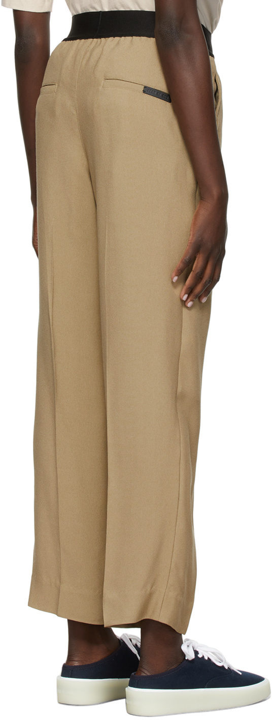 Fear Of God Everyday Straight Leg Trousers In Nude