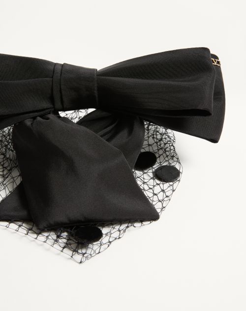 Valentino Vlogo Signature Headband In Black