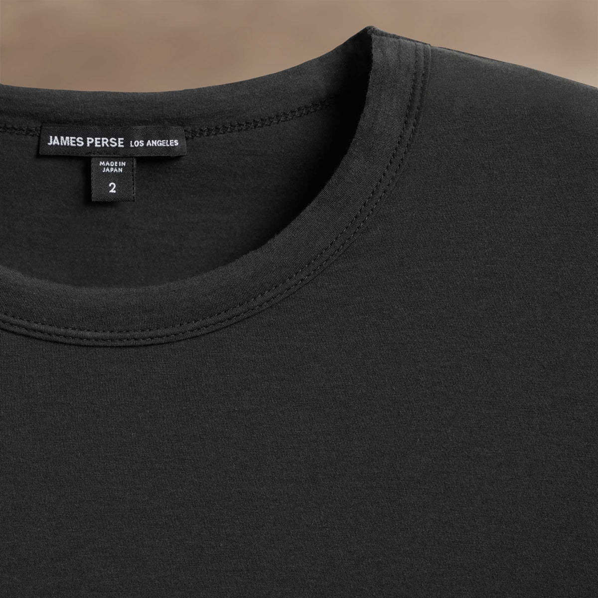 James Perse Long-sleeved T-shirt In Black