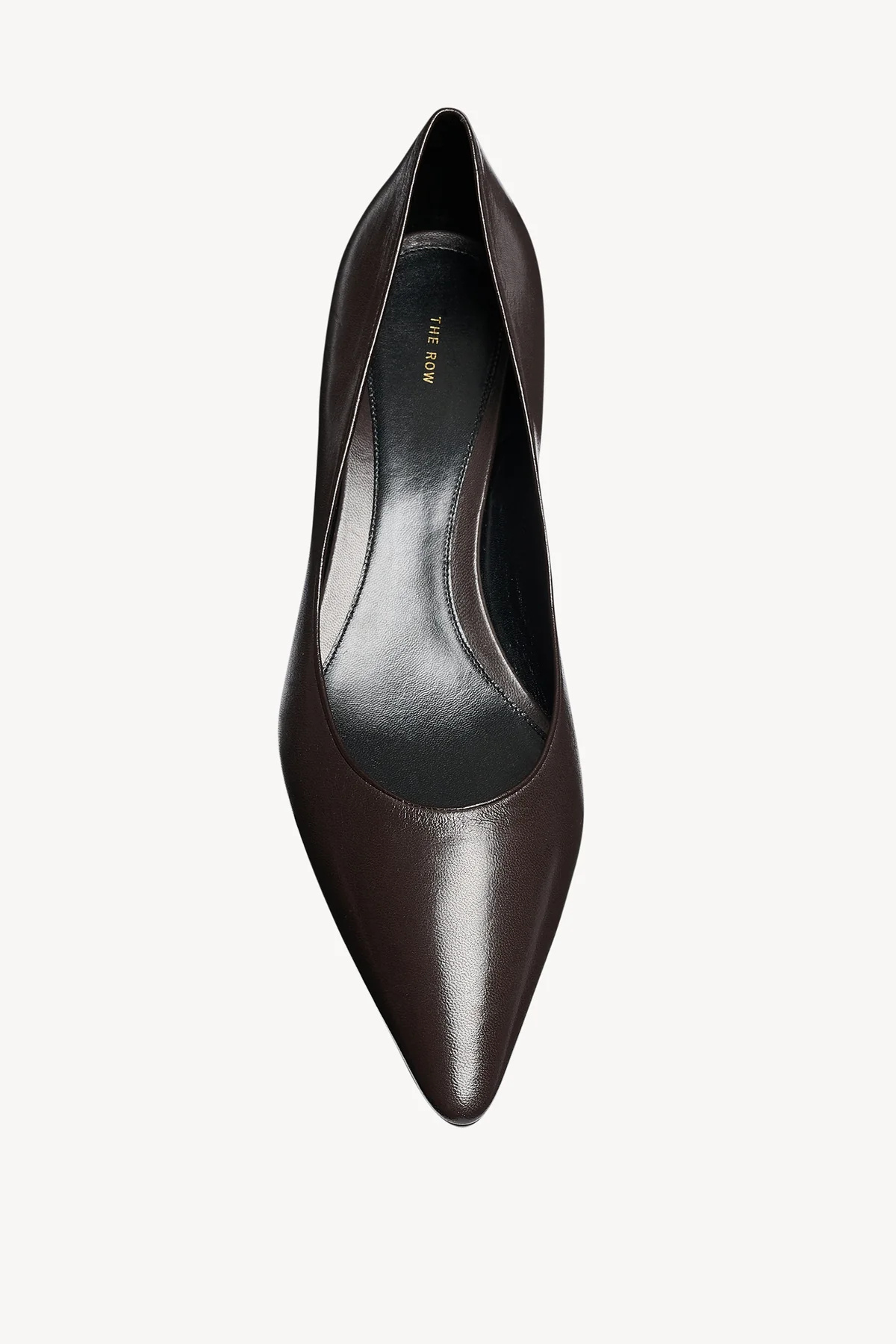 The Row Liliisa Kitten Two Pumps In Brown