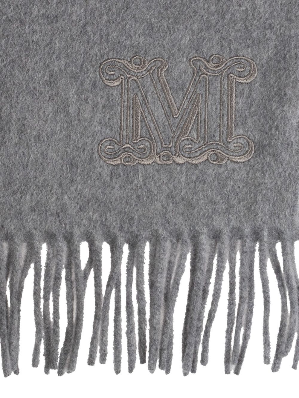 Max Mara Luxurious Cashmere Wraparound Rectangle Scarf In Burgundy
