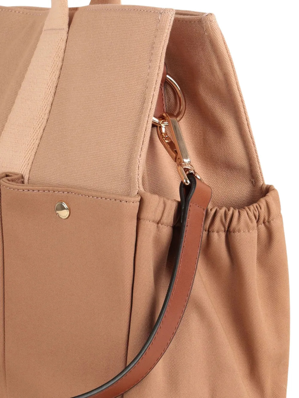 Chloé Kids Logo-embroidered Changing Bag Set In Pattern