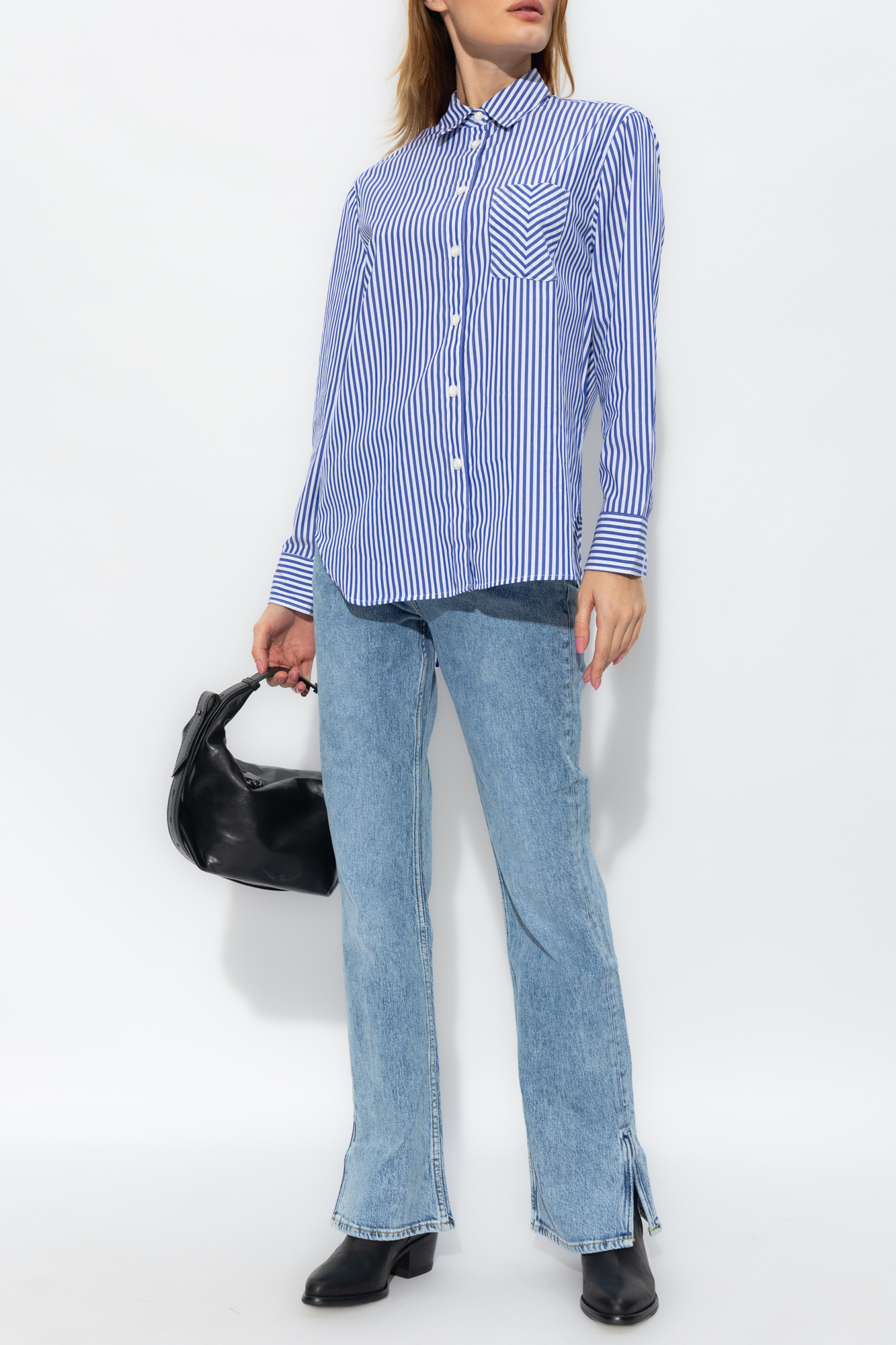 Rag & Bone Peyton High-rise Bootcut Jeans In Blue