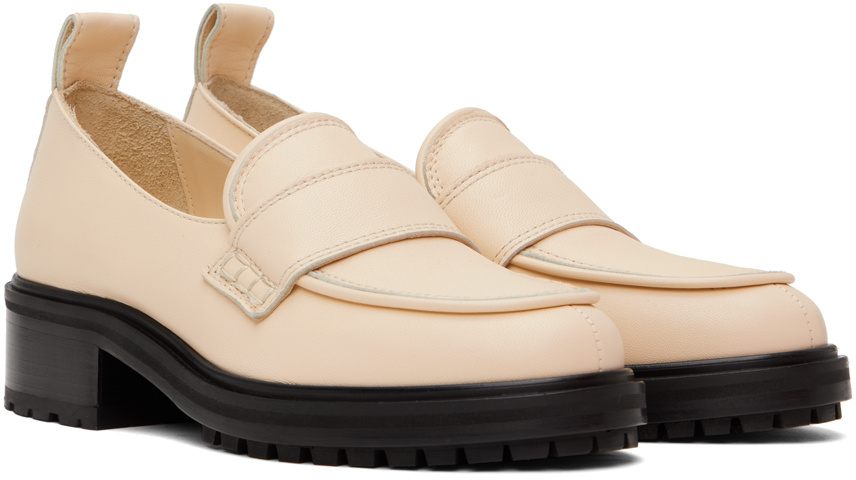 Aeyde Flat-soled Business Dress Shoes In Nude