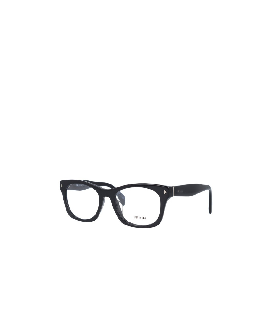 Prada Logo Flat Mirror In Black