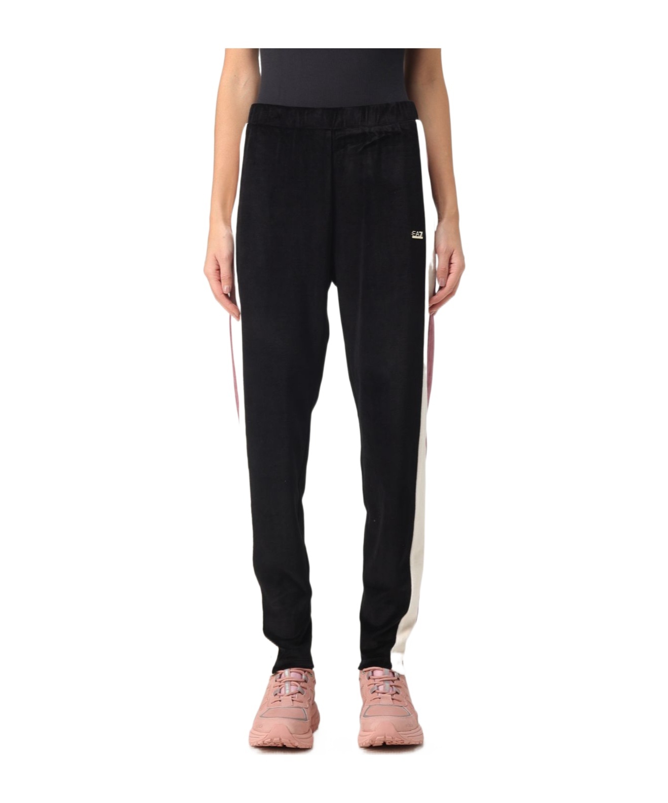 EA7 ELASTIC WAIST CASUAL PANTS