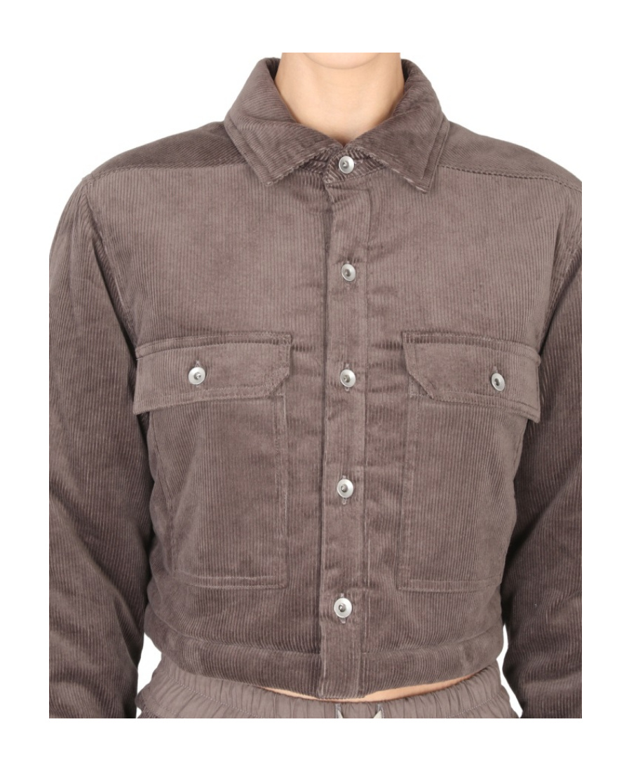 Rick Owens Drkshdw Tassel-detail Cropped Jacket In Black
