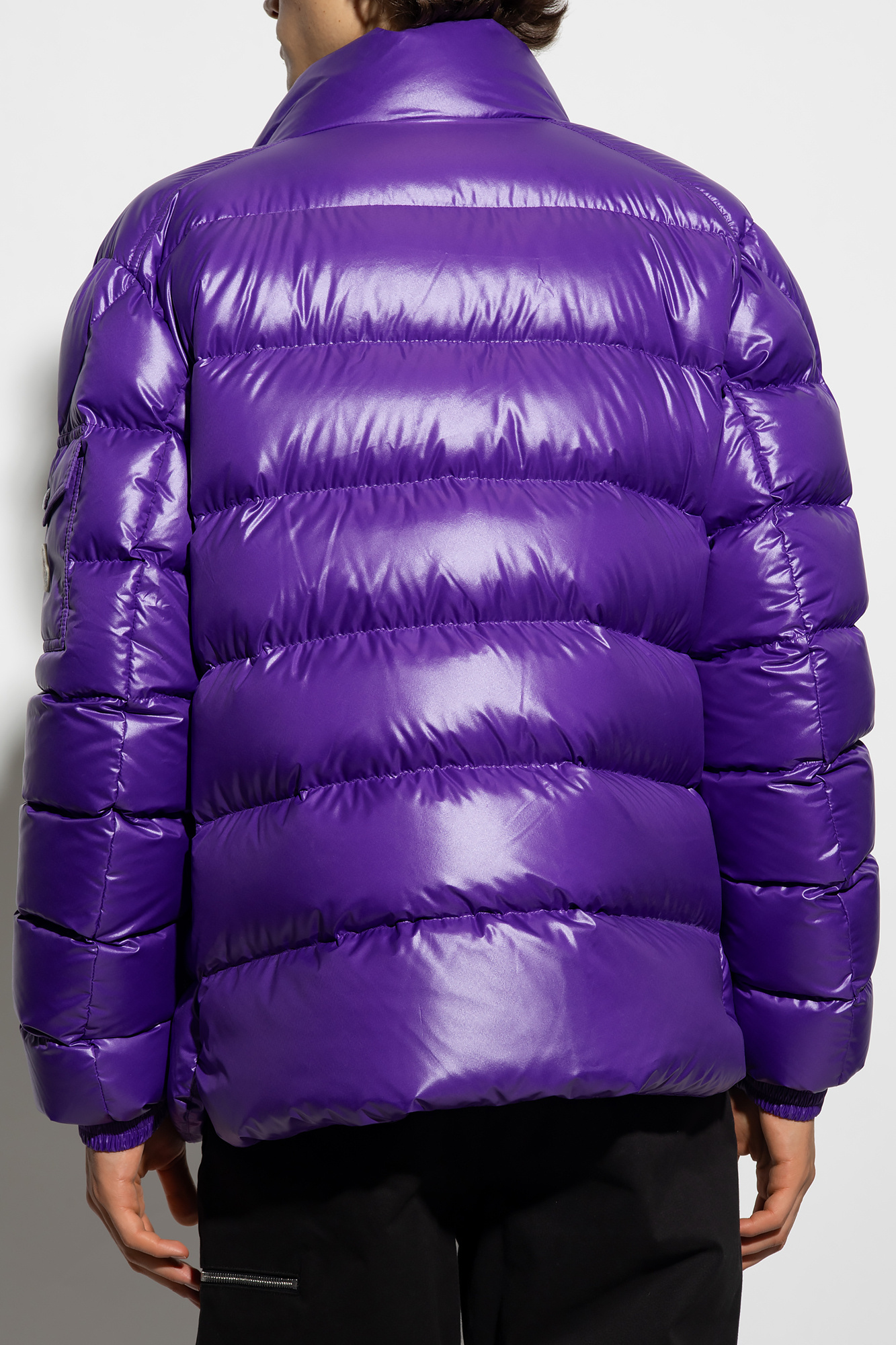 Moncler Lule Down Puffer Jacket In Purple