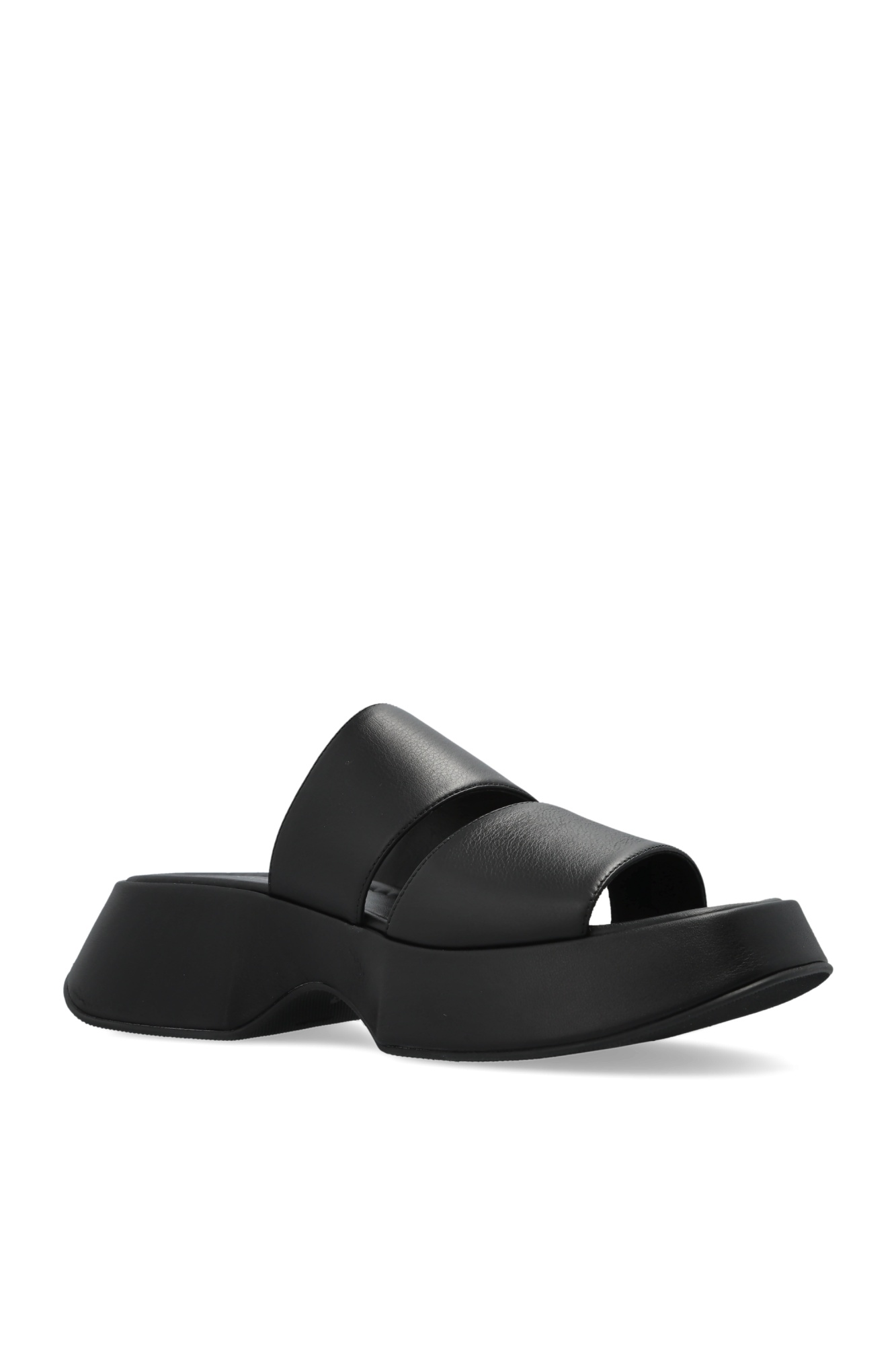 Vic Matie Mini Yoko Open Toe Sandals In Black